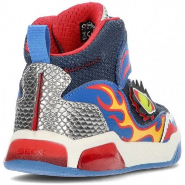 BOTINES GEOX J. INEK DRAGÓN LUMINOSO J369CD ROYAL_RED