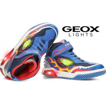 BOTINES GEOX J. INEK DRAGÓN LUMINOSO J369CD ROYAL_RED