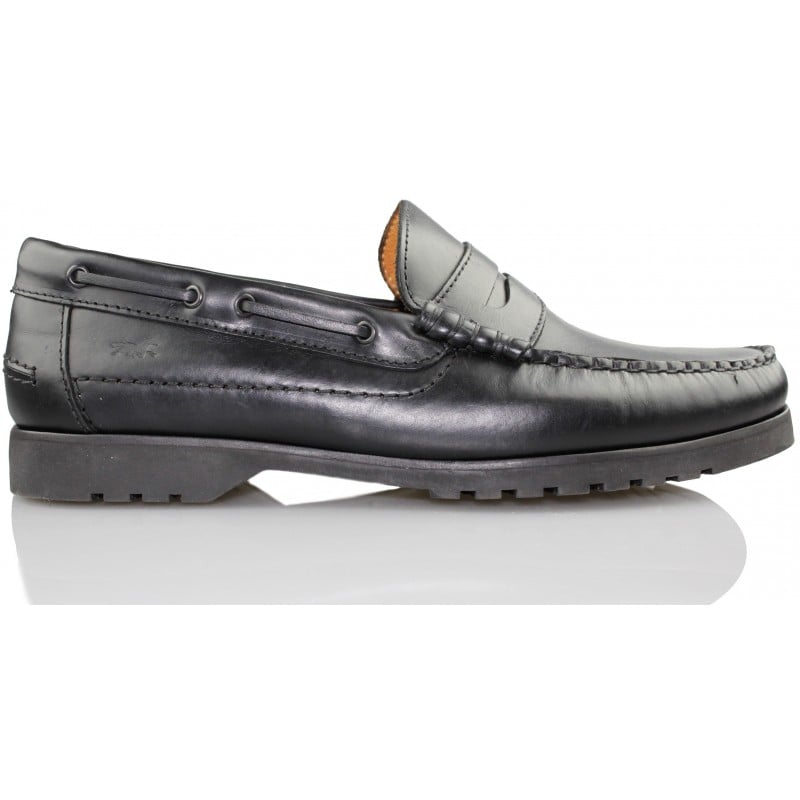 TROTTERS CASTELLANO MOCASIN HOMBRE  NEGRO