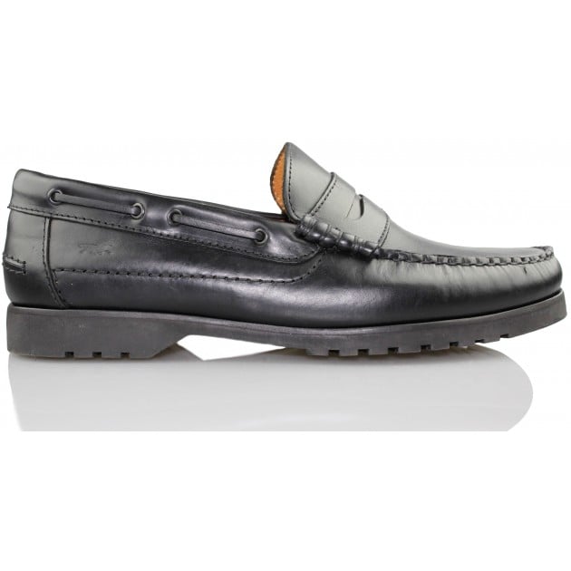 TROTTERS CASTELLANO MOCASIN HOMBRE NEGRO