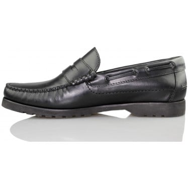 TROTTERS CASTELLANO MOCASIN HOMBRE  NEGRO