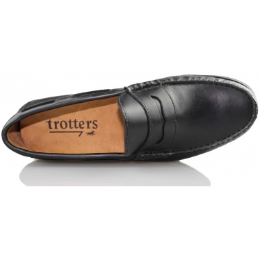 TROTTERS CASTELLANO MOCASIN HOMBRE  NEGRO