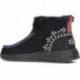 BOTINES DUDE DENNY FAUX SHEARLING 40208 BLACK
