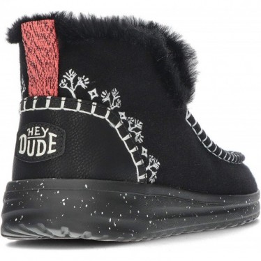 BOTINES DUDE DENNY FAUX SHEARLING 40208 BLACK