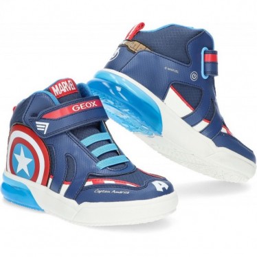 BOTINES GEOX CAPITÁN AMÉRICA J369YC NAVY_RED