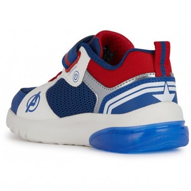 DEPORTIVA CON LUZ GEOX CIBERDRON CAPT AMERICA J45LBB BLUE_RED