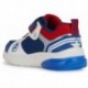 DEPORTIVA CON LUZ GEOX CIBERDRON CAPT AMERICA J45LBB BLUE_RED