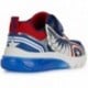 DEPORTIVA CON LUZ GEOX CIBERDRON CAPT AMERICA J45LBB BLUE_RED
