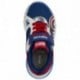 DEPORTIVA CON LUZ GEOX CIBERDRON CAPT AMERICA J45LBB BLUE_RED