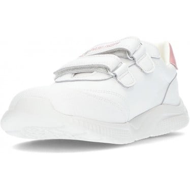 Zapatilla colegial niña Pablosky 203907 BLANCO