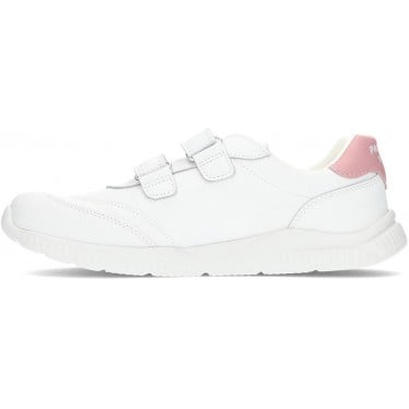 Zapatilla colegial niña Pablosky 203907 BLANCO