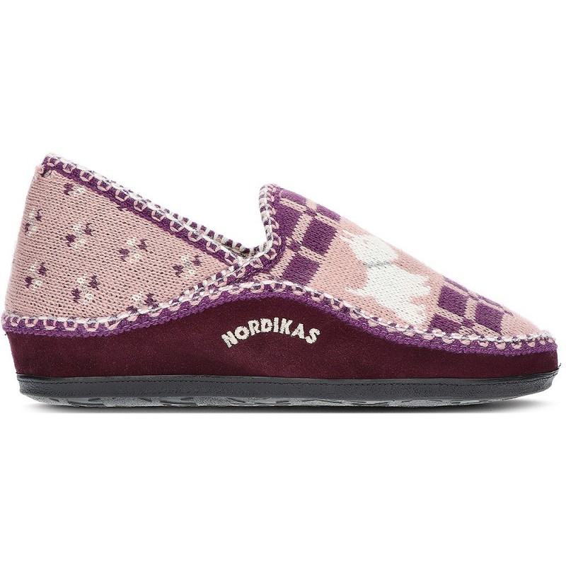 ZAPATILLAS PARA IR POR CASA NORDIKAS 2002 MORADO