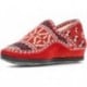 ZAPATILLAS PARA IR POR CASA NORDIKAS 2002 ROJO