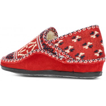 ZAPATILLAS PARA IR POR CASA NORDIKAS 2002 ROJO
