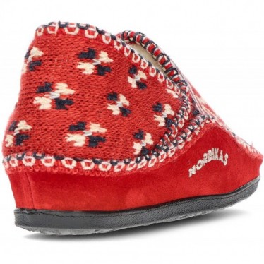ZAPATILLAS PARA IR POR CASA NORDIKAS 2002 ROJO
