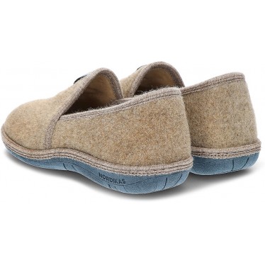 ZAPATOS PARA IR POR CASA NORDIKAS 1830 ARENA