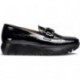 Mocasín Wonders A-2474 Rose NEGRO