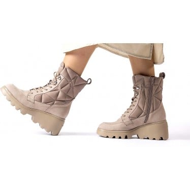 Botas Wonders G-7004 Silver TAUPE