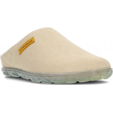 Pantuflas para mujer de NORDIKAS 2280 nevada SUEDE_ARENA
