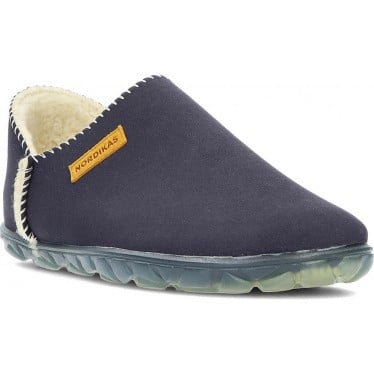 Pantuflas para mujer de NORDIKAS n2281 nevada sra ECO_SUEDE_MARINO