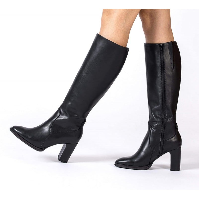 Wonders Botas Altas Mujer Tacon Cuadrado Botas Wonders M-5140