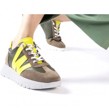 Sneakers Wonders A-2476 Racer TAUPE