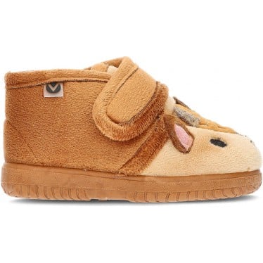 PANTUFLAS VICTORIA NIÑOS 105119 CUERO