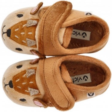 PANTUFLAS VICTORIA NIÑOS 105119 CUERO
