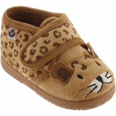 PANTUFLAS VICTORIA NIÑOS 105119 CANELA