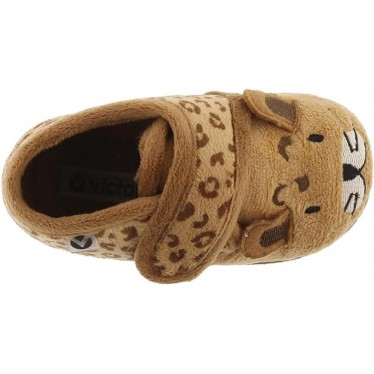 PANTUFLAS VICTORIA NIÑOS 105119 CANELA
