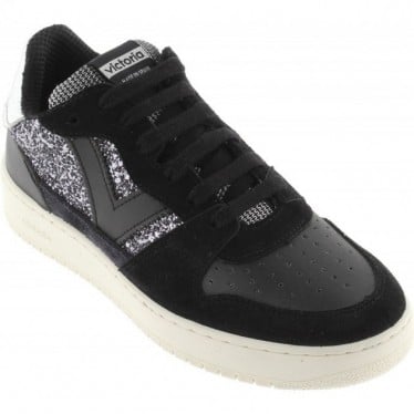 Sneakers Victoria 1258261 Madrid Glitter NEGRO