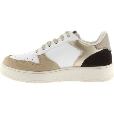 Deportivas Victoria 1258256 Madrid Serraje y Metal PLATINO