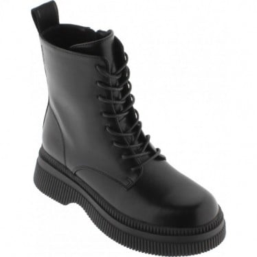 Botas Victoria 1301103 Dublin Cordones efecto piel NEGRO