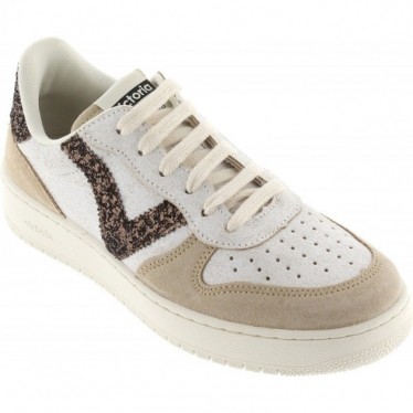 Deportiva Victoria 1258258 Madrid Serraje Croquelado BEIGE