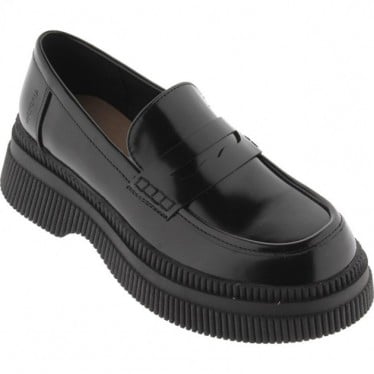 Mocasines Victoria 1301101 Dublin Brillo efecto piel NEGRO