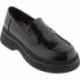 Mocasines Victoria 1301101 Dublin Brillo efecto piel NEGRO