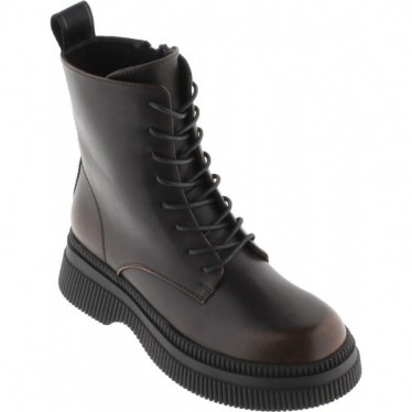 Botas Victoria 1301103 Dublin Cordones efecto piel MARRON