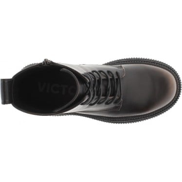 Botas Victoria 1301103 Dublin Cordones efecto piel MARRON