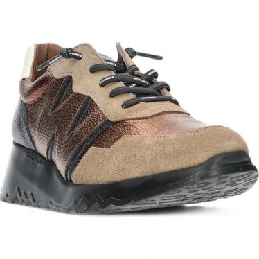 Deportivas para mujer de WONDERS E6750 track ORO