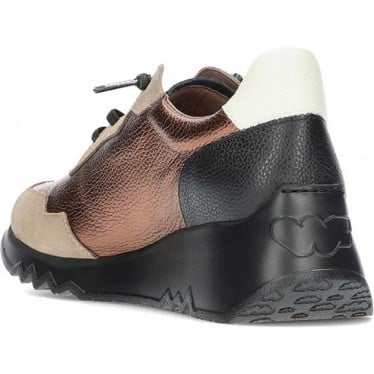 Deportivas para mujer de WONDERS E6750 track ORO