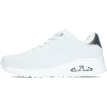 Deportivas para mujer de SKECHERS 155196 shimmer WHITE_SILVER