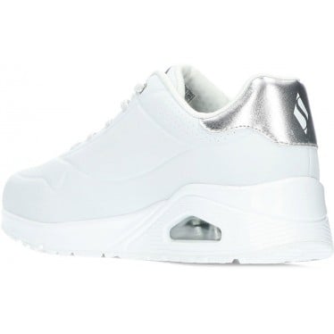 Deportivas para mujer de SKECHERS 155196 shimmer WHITE_SILVER