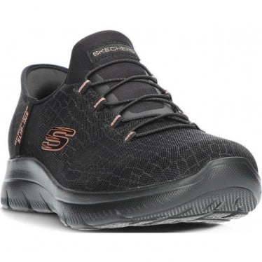 Zapatillas para mujer de SKECHERS Slip-ins 150128 BLACK_GOLD