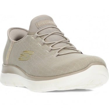 Zapatillas para mujer de SKECHERS Slip-ins 150128 TAUPE