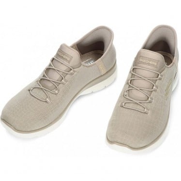 Zapatillas para mujer de SKECHERS Slip-ins 150128 TAUPE