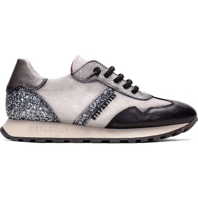 Deportivas con cordones HISPANITAS CHI243689 BLACK_C006 Deportivas con cordones HISPANITAS CHI243689 BLACK_C006