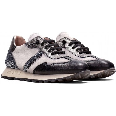 Deportivas con cordones HISPANITAS CHI243689 BLACK_C006