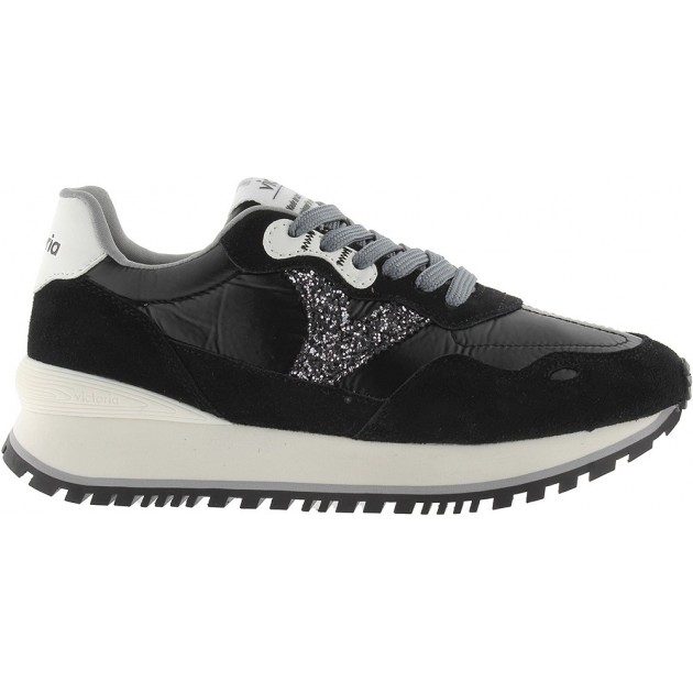 Sneakers acabado metalizado VICTORIA Viento 1157102 NEGRO Sneakers acabado metalizado VICTORIA Viento 1157102 NEGRO