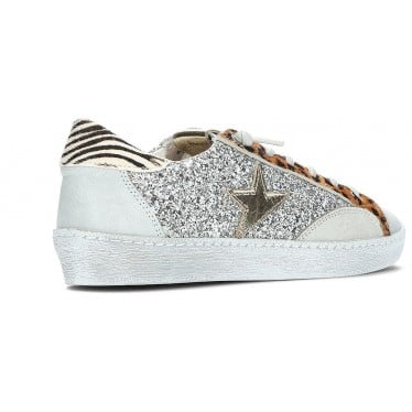 Sneakers para mujer Cetti C-1342 Glitter BLANCO