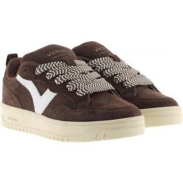 Zapatillas VICTORIA Seul Serraje Oversize 1257128 CHOCOLATE